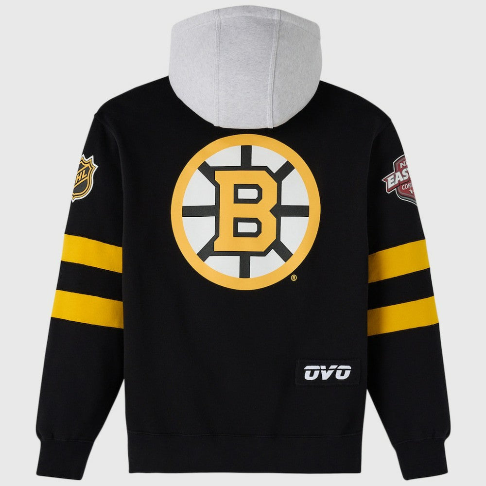 Boston Bruins OVO x NHL Fleece Hoodie - Black - NHL 203514865