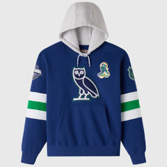 Vancouver Canucks OVO x NHL Fleece Hoodie - Blue - NHL 203514867