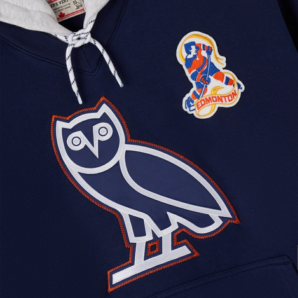 Edmonton Oilers OVO x NHL Fleece Hoodie - Navy - NHL 203514874