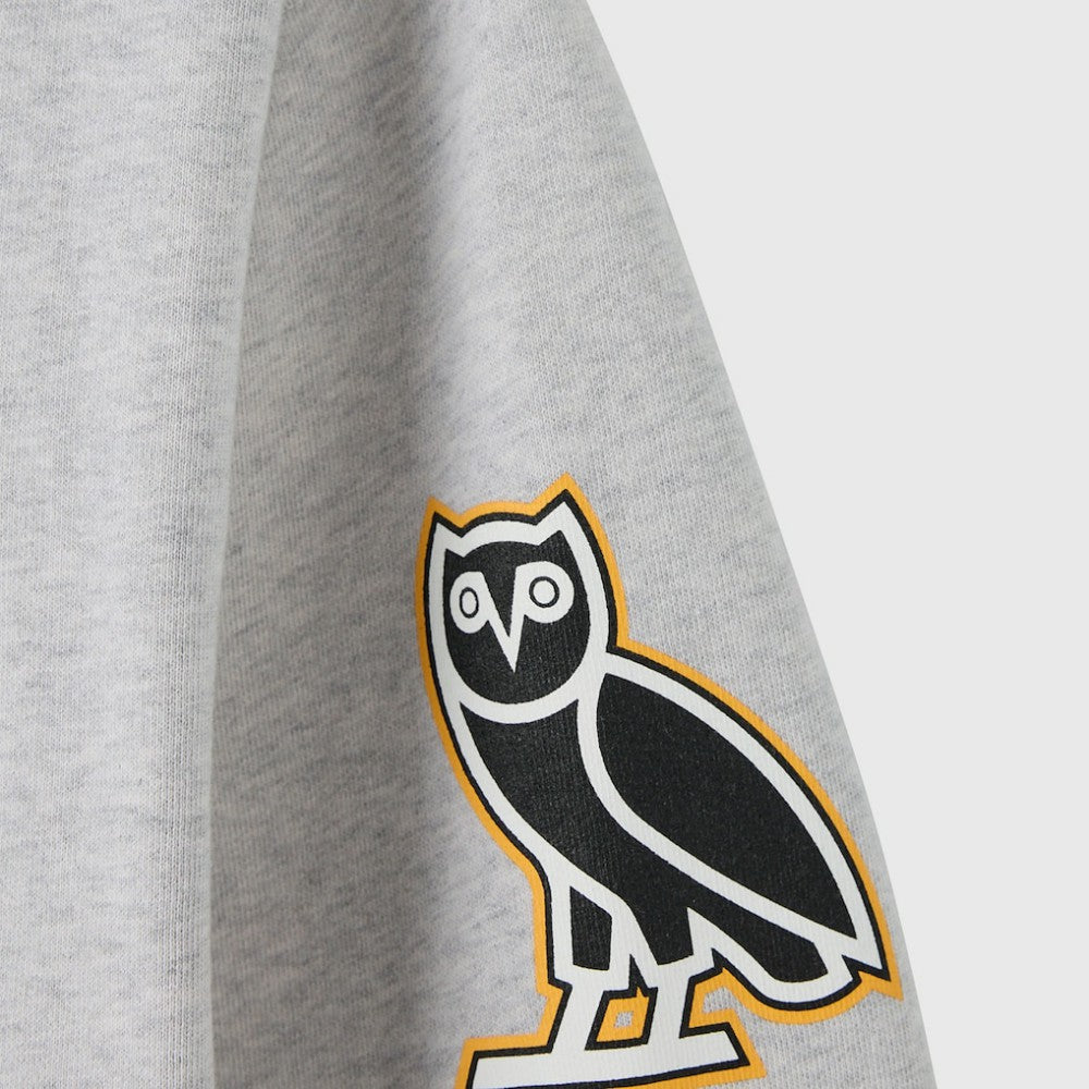 Pittsburgh Penguins OVO x NHL Fleece Sweatshirt - Heather Gray - NHL 203514878