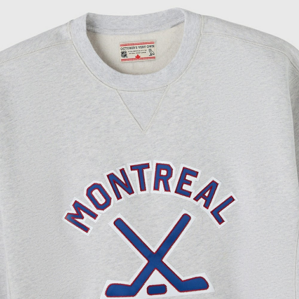 Montreal Canadiens OVO x NHL Fleece Sweatshirt - Heather Gray - NHL 203514879