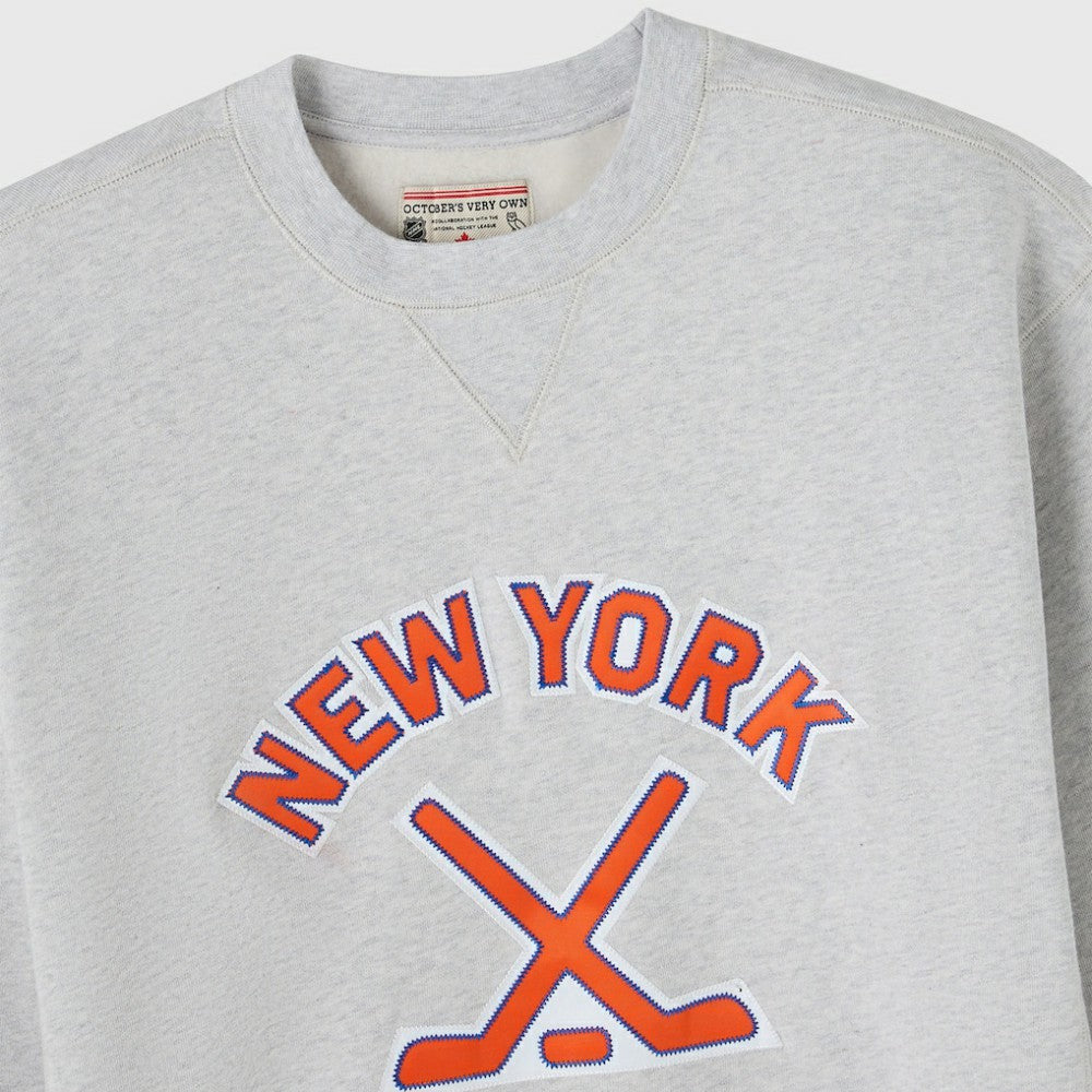 New York Islanders OVO x NHL Fleece Sweatshirt - Heather Gray - NHL 203514880