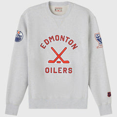 Edmonton Oilers OVO x NHL Fleece Sweatshirt - Heather Gray - NHL 203514883