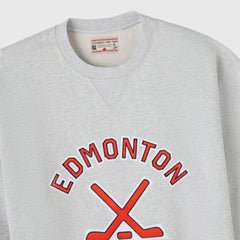 Edmonton Oilers OVO x NHL Fleece Sweatshirt - Heather Gray - NHL 203514883