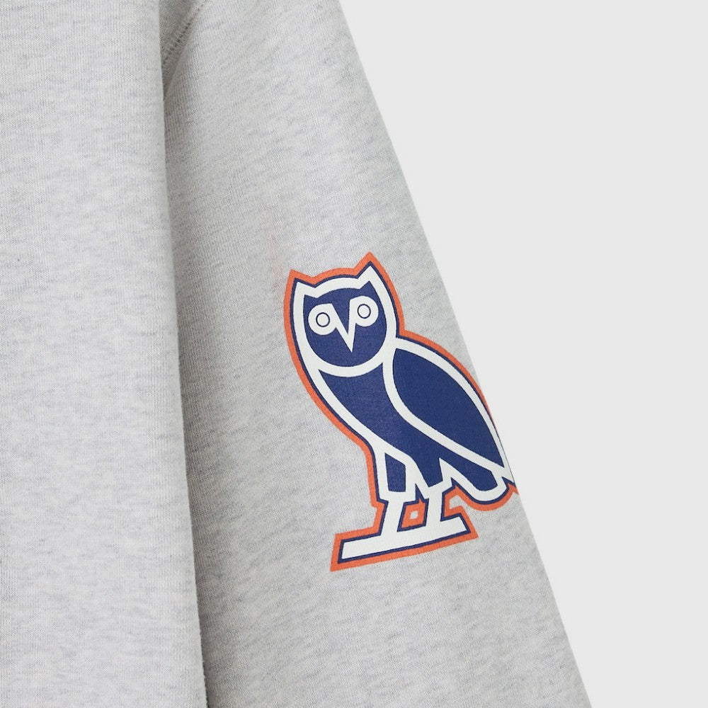 Edmonton Oilers OVO x NHL Fleece Sweatshirt - Heather Gray - NHL 203514883