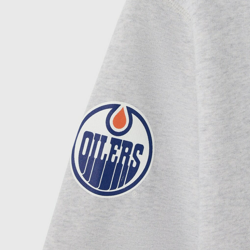 Edmonton Oilers OVO x NHL Fleece Sweatshirt - Heather Gray - NHL 203514883