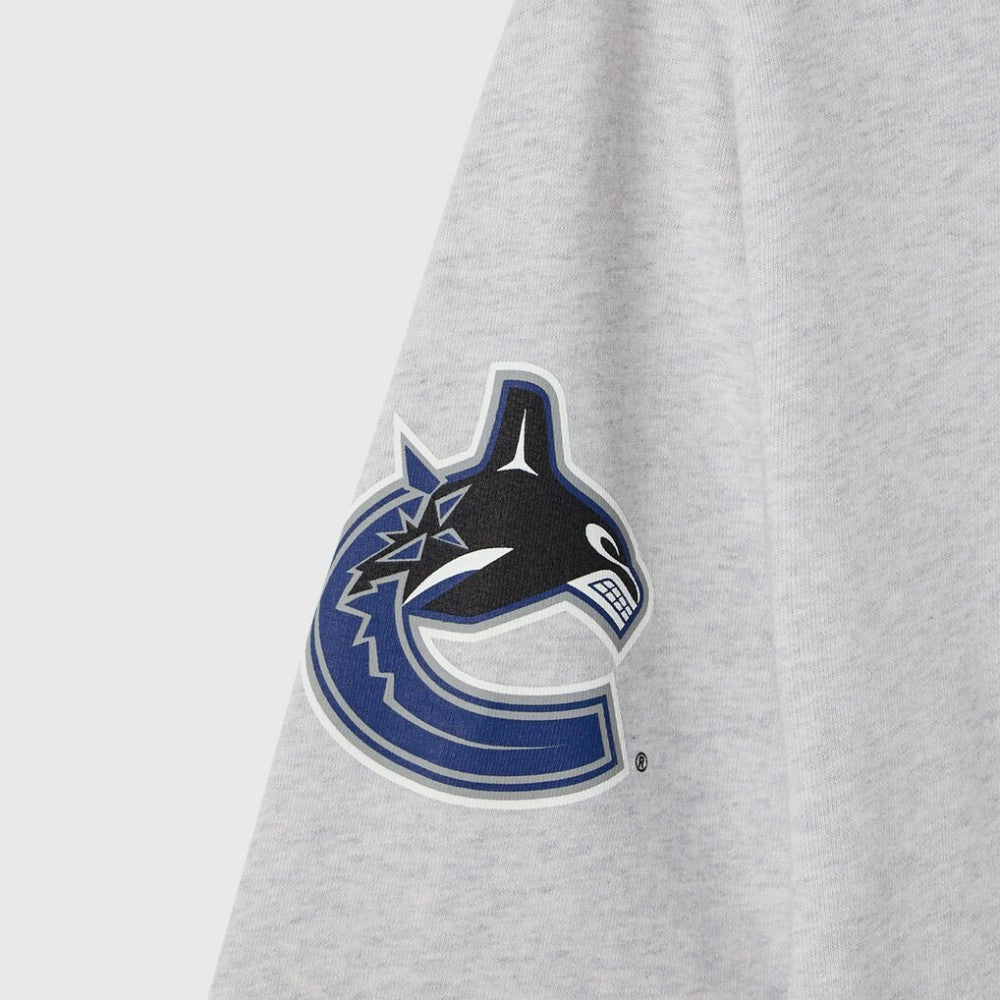 Vancouver Canucks OVO x NHL Fleece Sweatshirt - Heather Gray - NHL 203514888