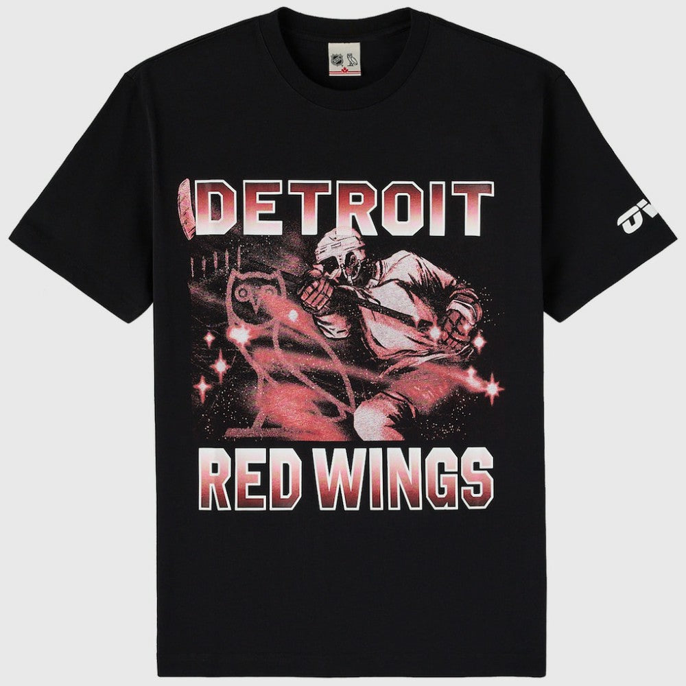 Detroit Red Wings OVO x NHL Graphic T-Shirt - Black - NHL 203514904