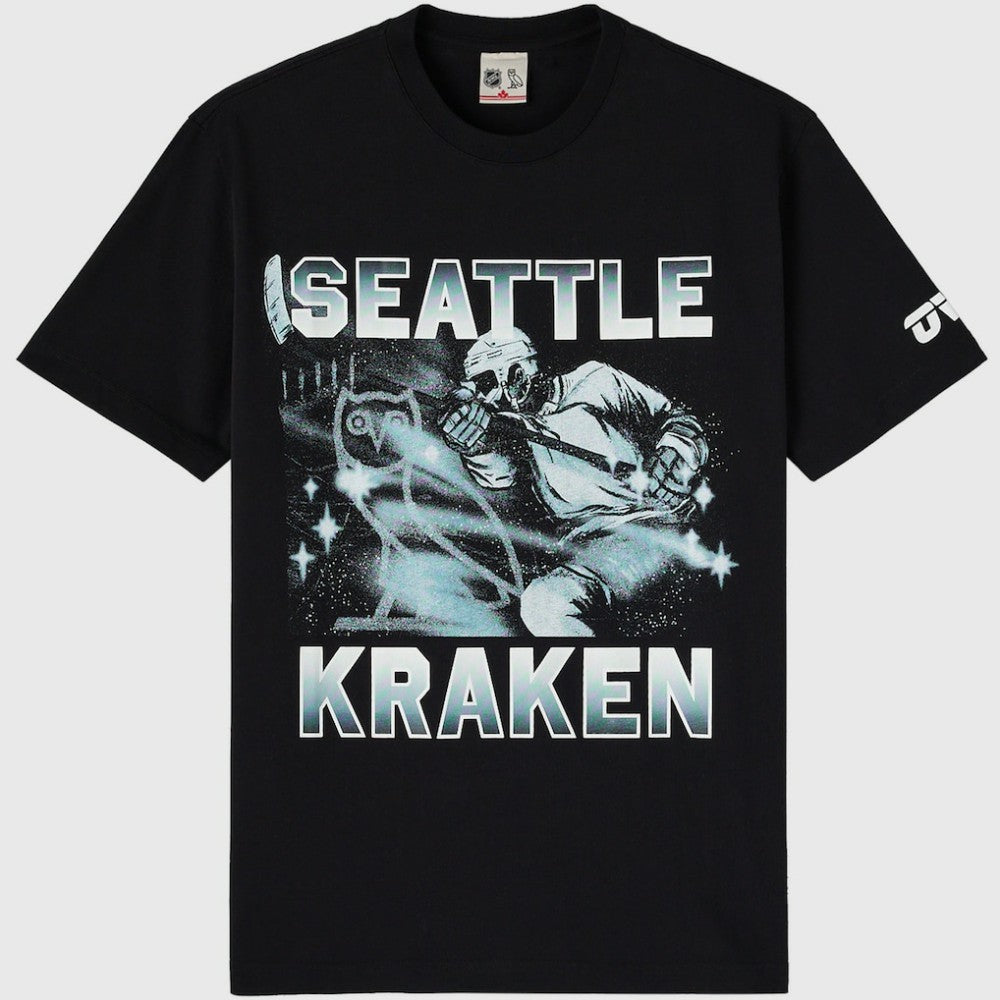Seattle Kraken OVO x NHL Graphic T-Shirt - Black - NHL 203514913