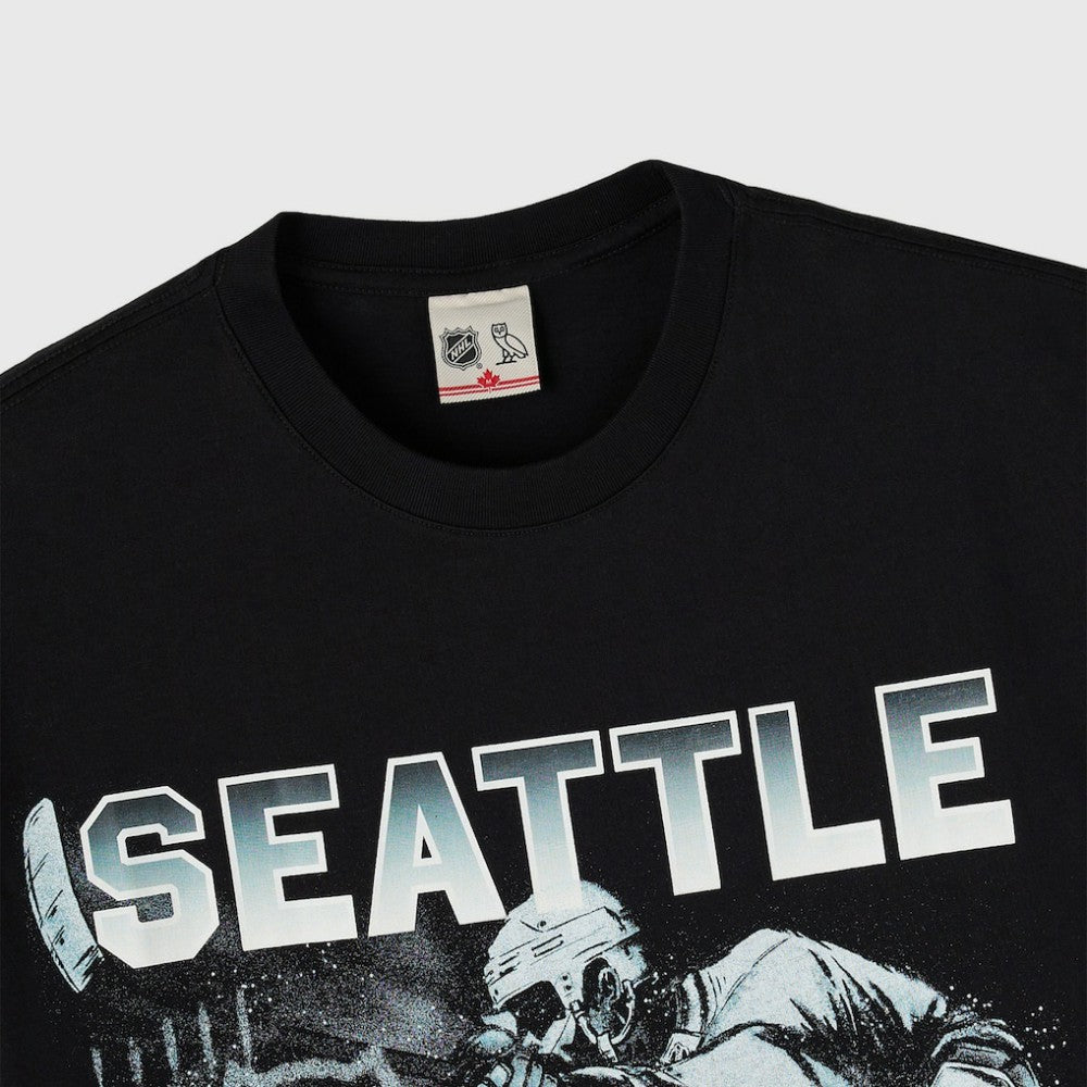 Seattle Kraken OVO x NHL Graphic T-Shirt - Black - NHL 203514913