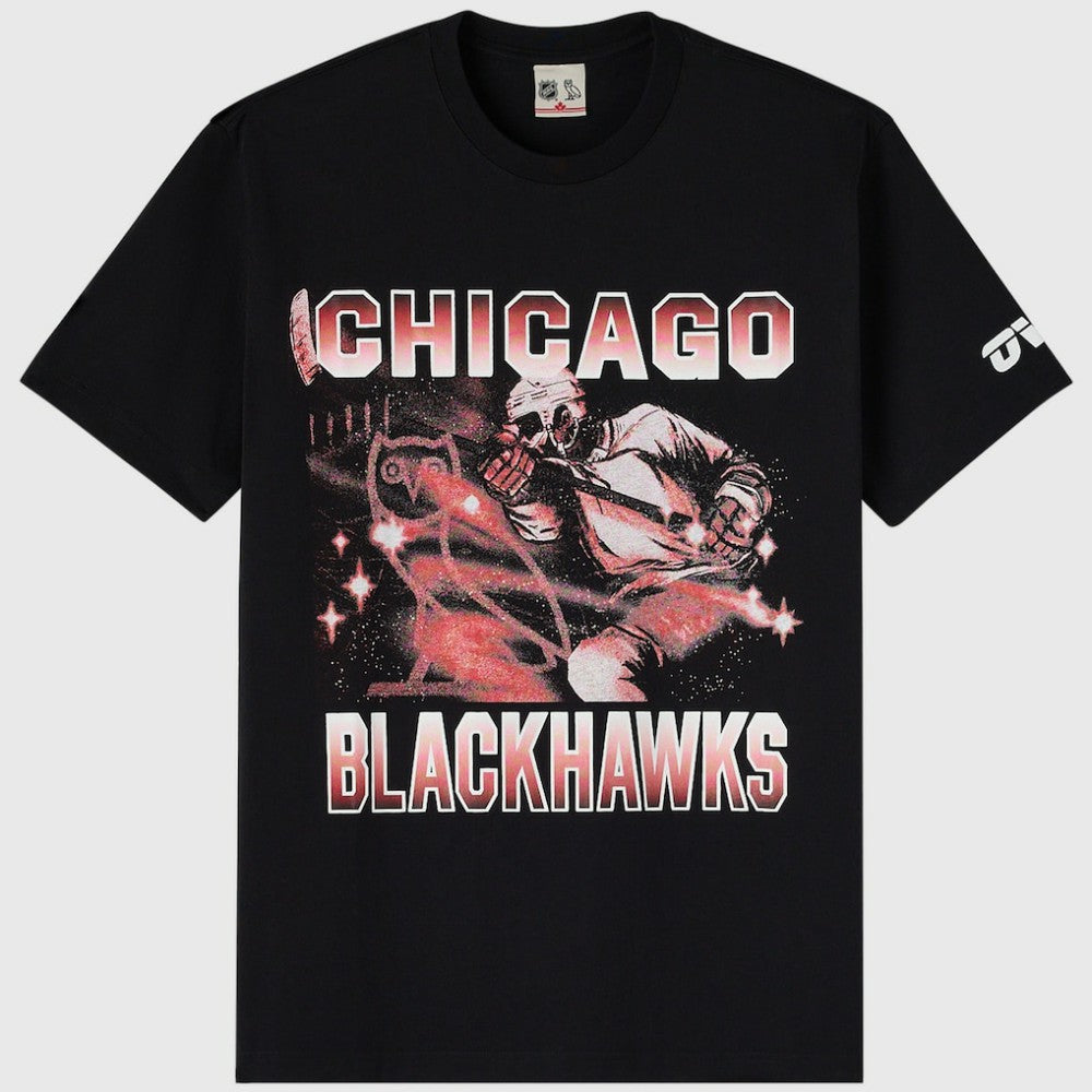 Chicago Blackhawks OVO x NHL Graphic T-Shirt - Black - NHL 203514919