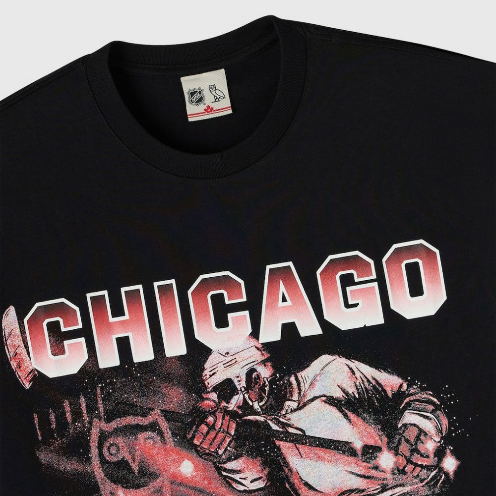Chicago Blackhawks OVO x NHL Graphic T-Shirt - Black - NHL 203514919