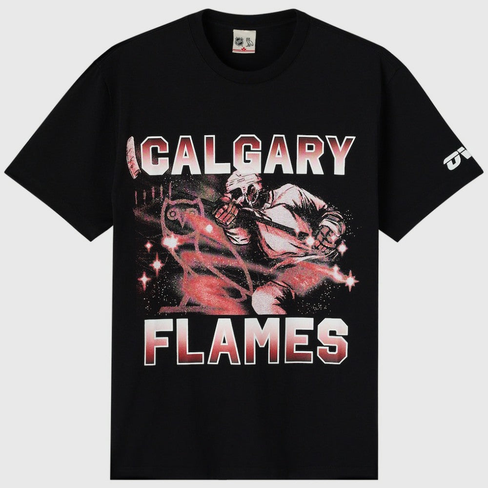 Calgary Flames OVO x NHL Graphic T-Shirt - Black - NHL 203514920