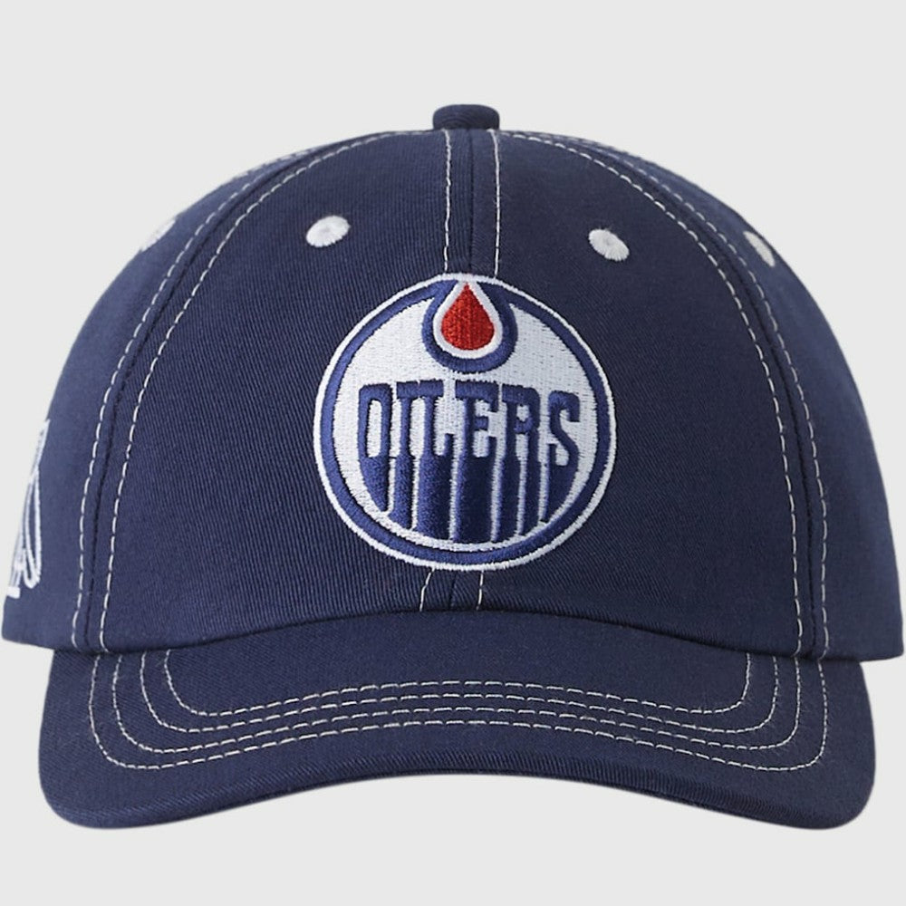 Edmonton Oilers OVO x NHL Adjustable Sport Hat - Navy - NHL 203514924