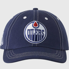 Edmonton Oilers OVO x NHL Adjustable Sport Hat - Navy - NHL 203514924