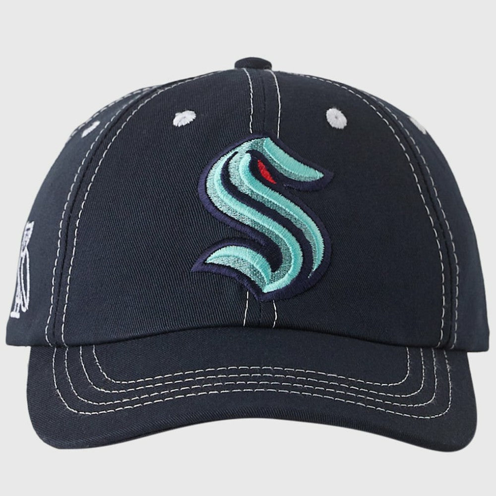 Seattle Kraken OVO x NHL Adjustable Sport Hat - Deep Sea Blue - NHL 203514932