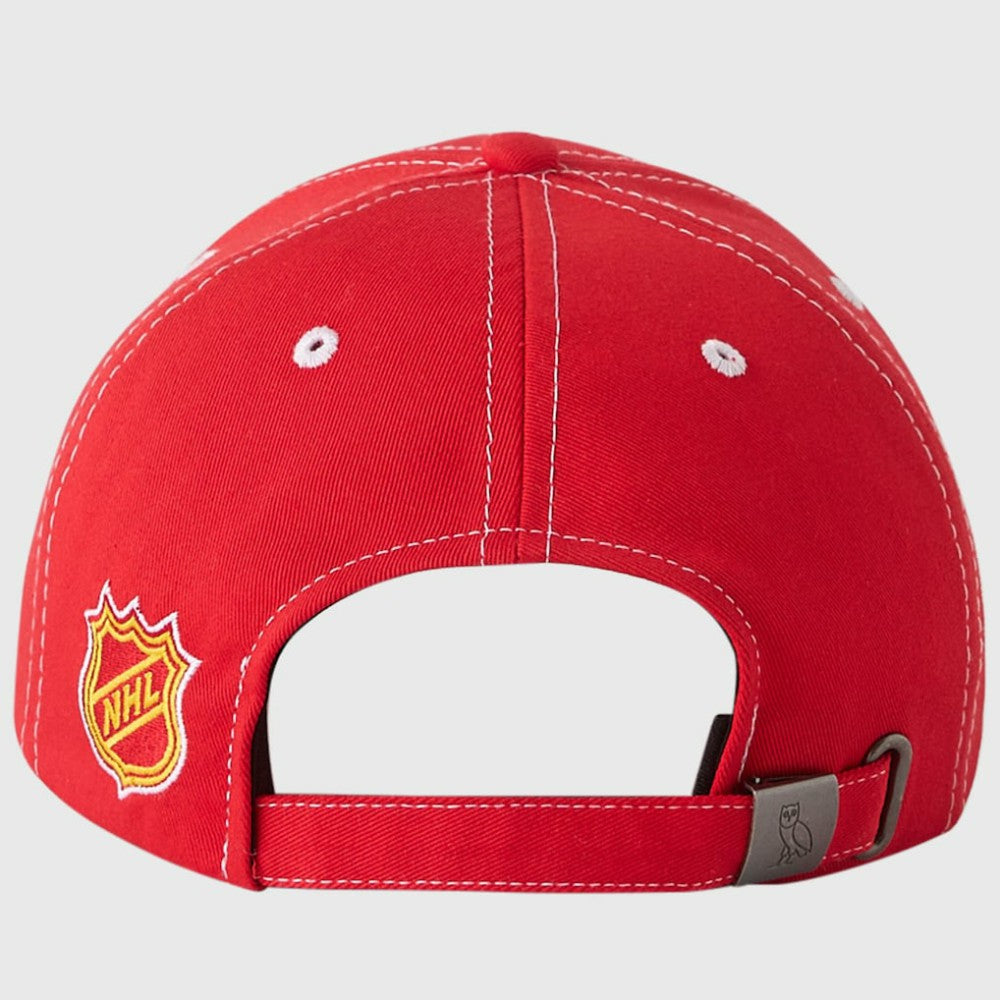 Calgary Flames OVO x NHL Adjustable Sport Hat - Red - NHL 203514939