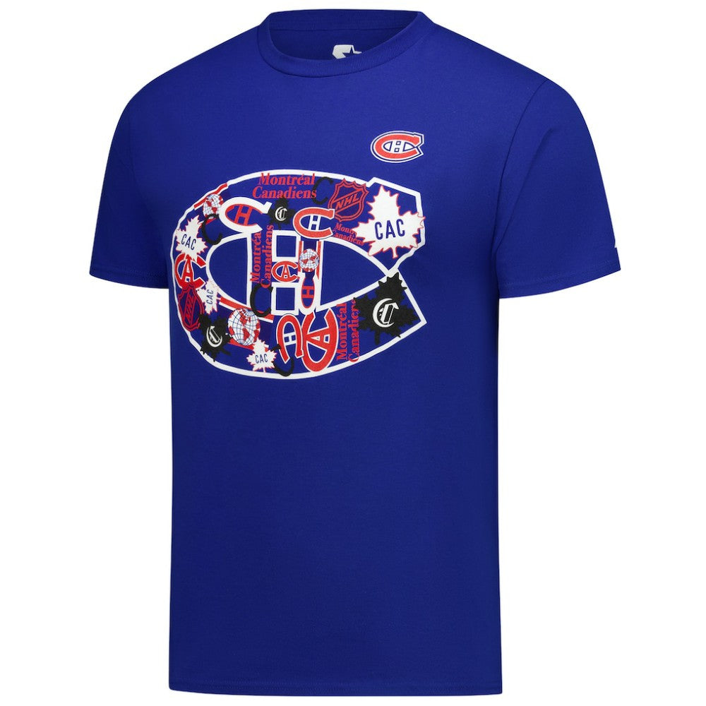 Montreal Canadiens Starter Logo Collage T-Shirt - Blue - NHL 203517177