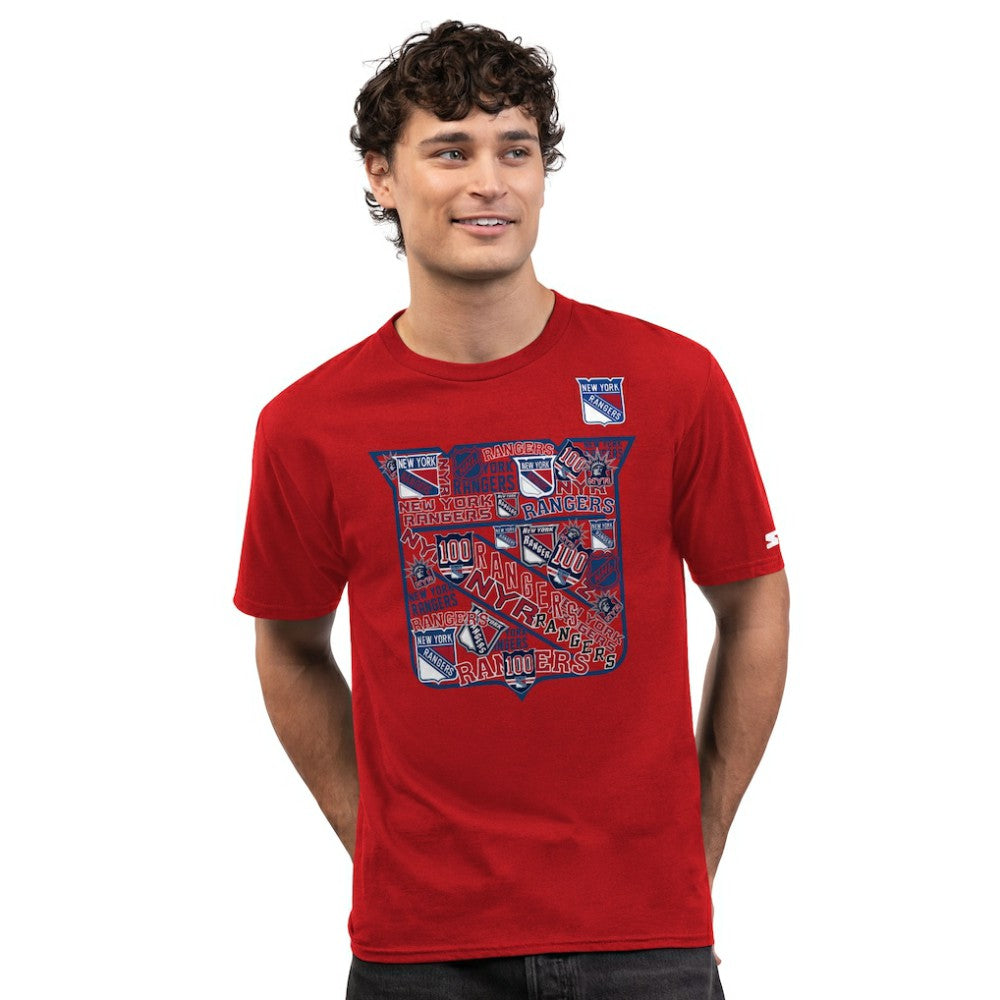 New York Rangers Starter Logo Collage T-Shirt - Red - NHL 203517179