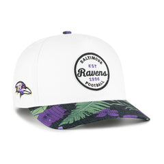 47 brand Baltimore Ravens '47 Beach Side Hitch Adjustable Hat White/Purple