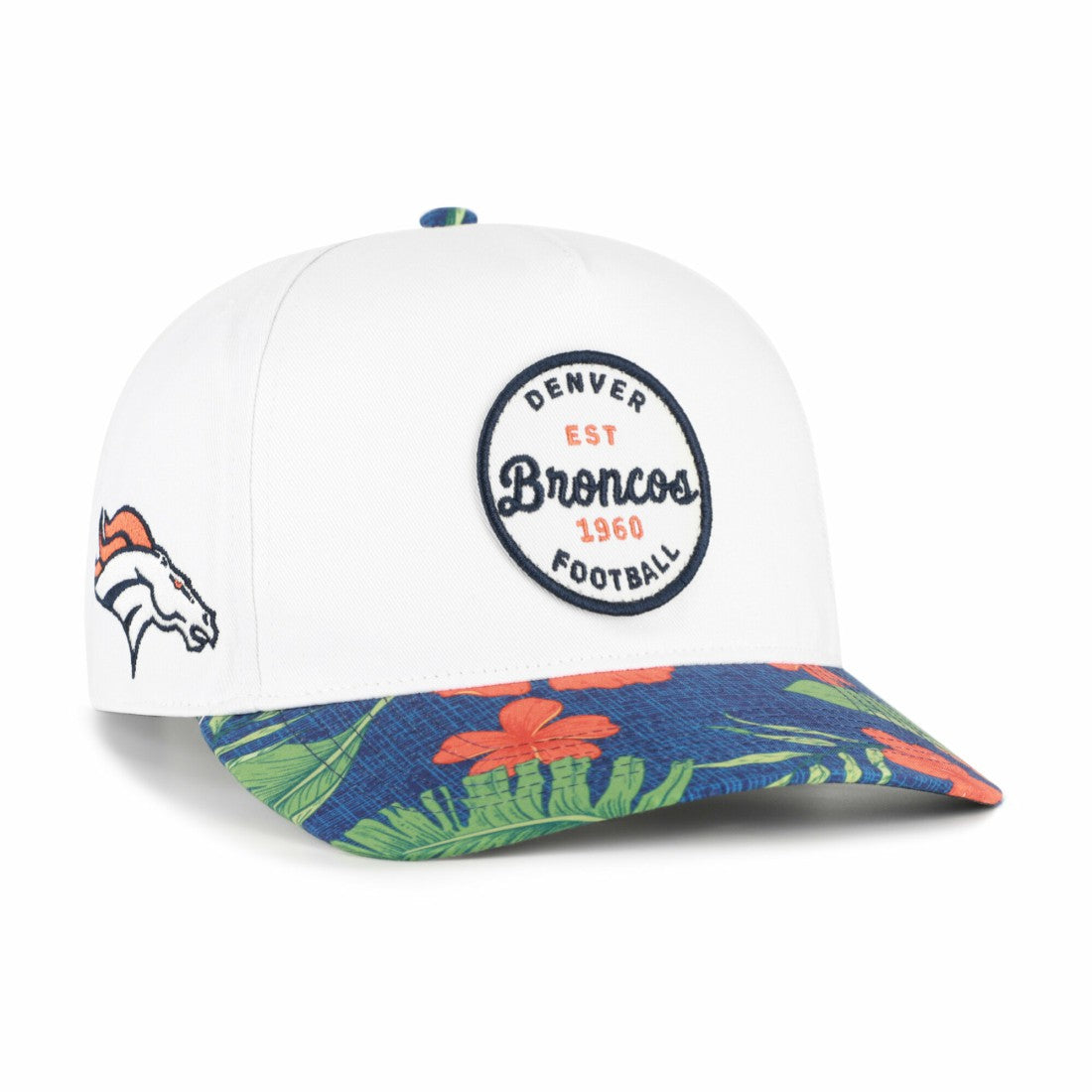 47 brand Denver Broncos '47 Beach Side Hitch Adjustable Hat White/Navy