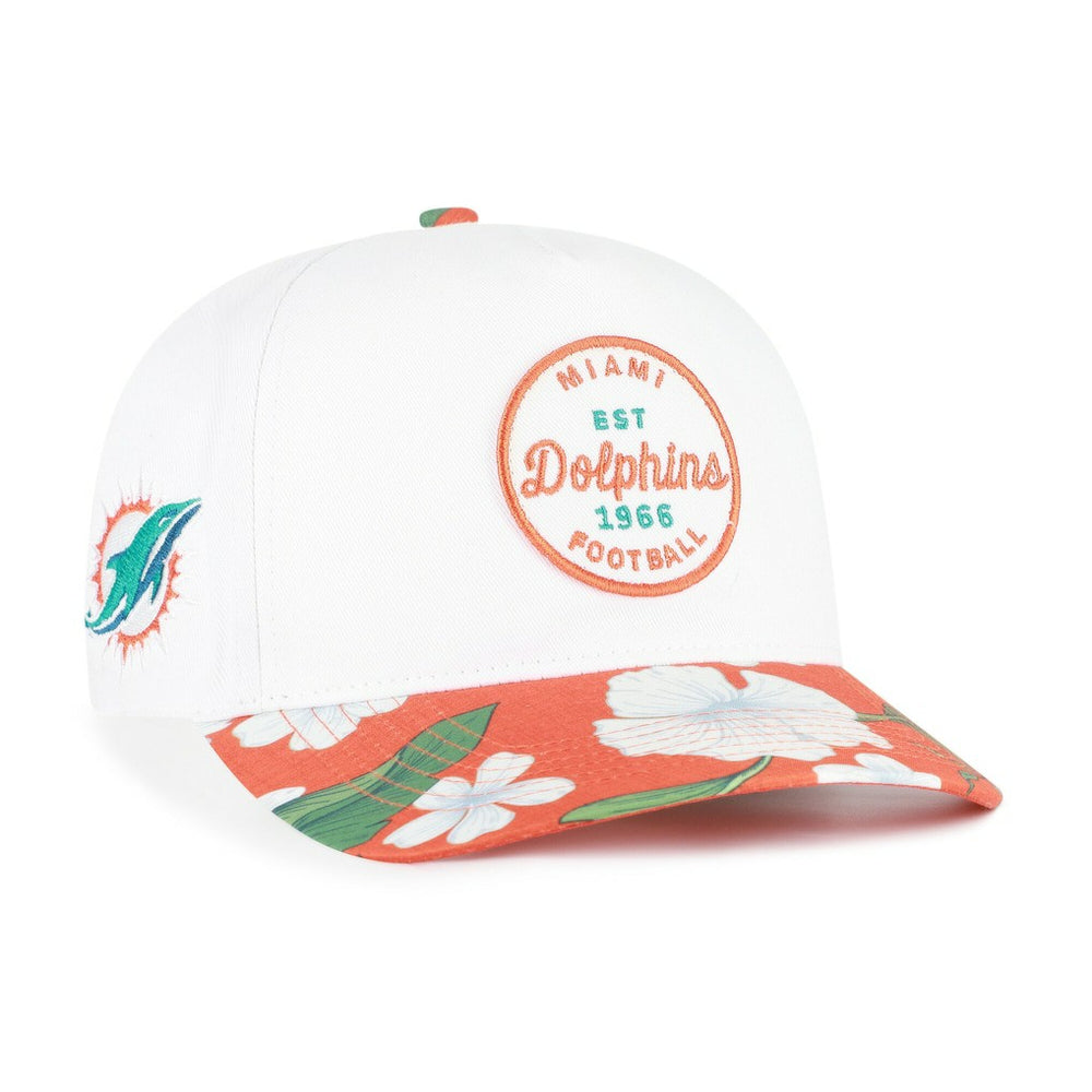 47 brand Miami Dolphins '47 Beach Side Hitch Adjustable Hat White/Orange