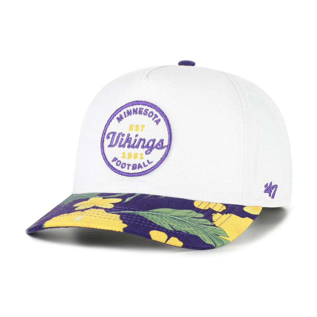 47 brand Minnesota Vikings '47 Beach Side Hitch Adjustable Hat White/Purple
