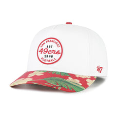 47 brand San Francisco 49ers '47 Beach Side Hitch Adjustable Hat White/Scarlet