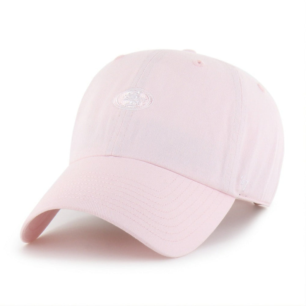 47 brand San Francisco 49ers '47 Women's Base Runner Ballpark Clean Up Adjustable Hat Light Pink