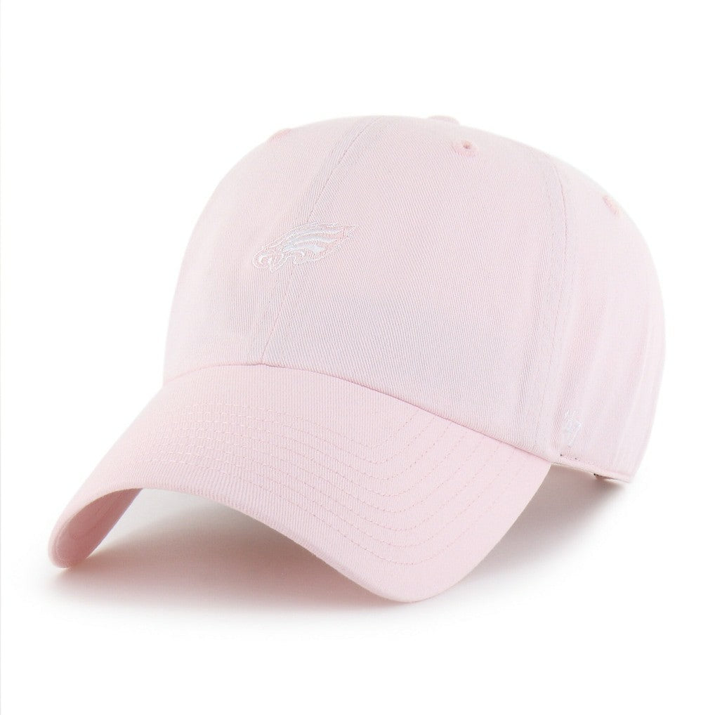 47 brand Philadelphia Eagles '47 Women's Base Runner Ballpark Clean Up Adjustable Hat Light Pink