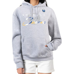 Buffalo Sabres G-III 4Her by Carl Banks Women's Shadow Logo Fleece Hoodie - Gray - NHL 203519927
