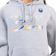 Buffalo Sabres G-III 4Her by Carl Banks Women's Shadow Logo Fleece Hoodie - Gray - NHL 203519927