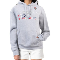 Florida Panthers G-III 4Her by Carl Banks Women's Shadow Logo Fleece Hoodie - Gray - NHL 203519931