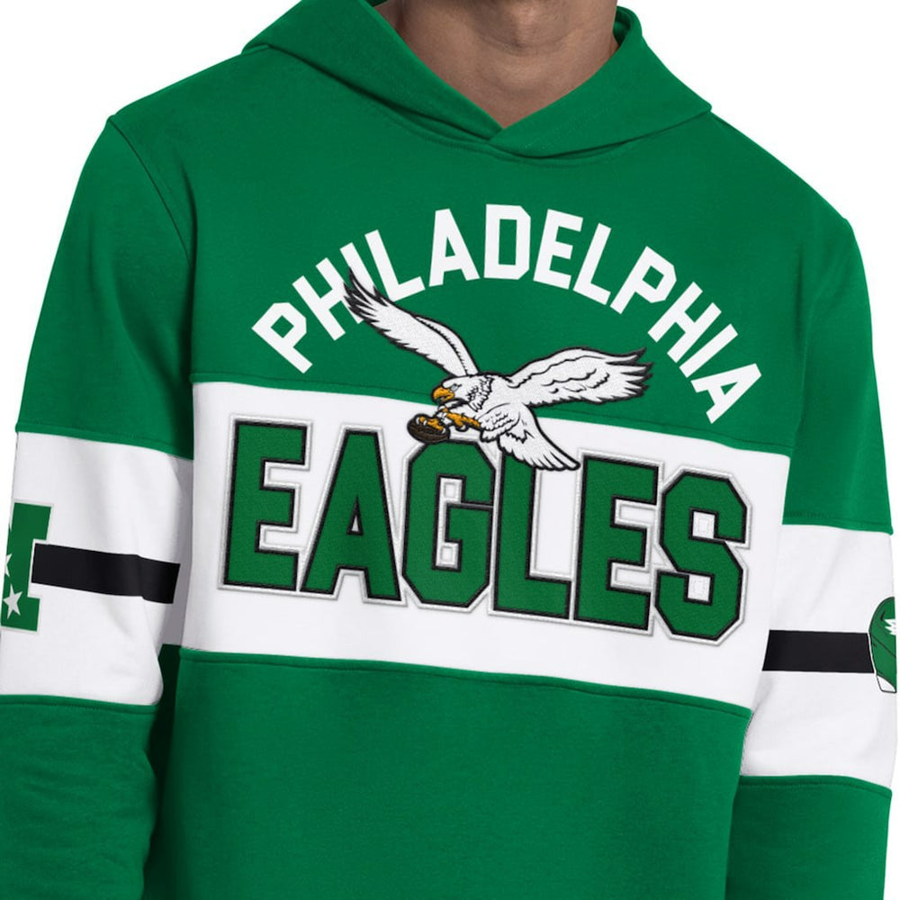 Philadelphia Eagles Starter Fullback Jersey Hoodie Kelly Green