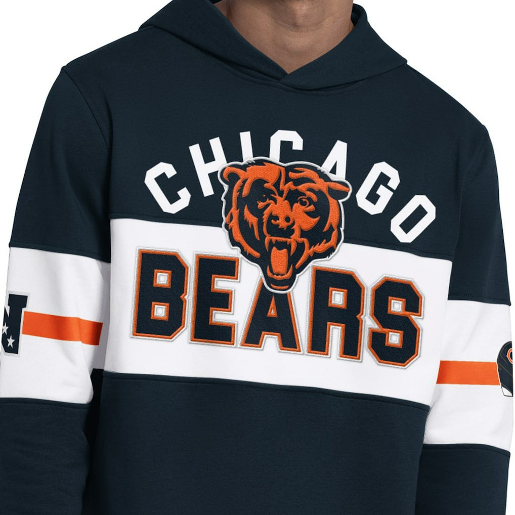 Chicago Bears Starter Fullback Jersey Hoodie Navy