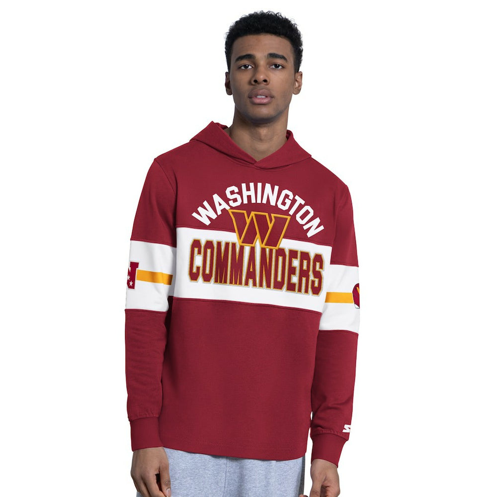 Washington Commanders Starter Fullback Jersey Hoodie Burgundy