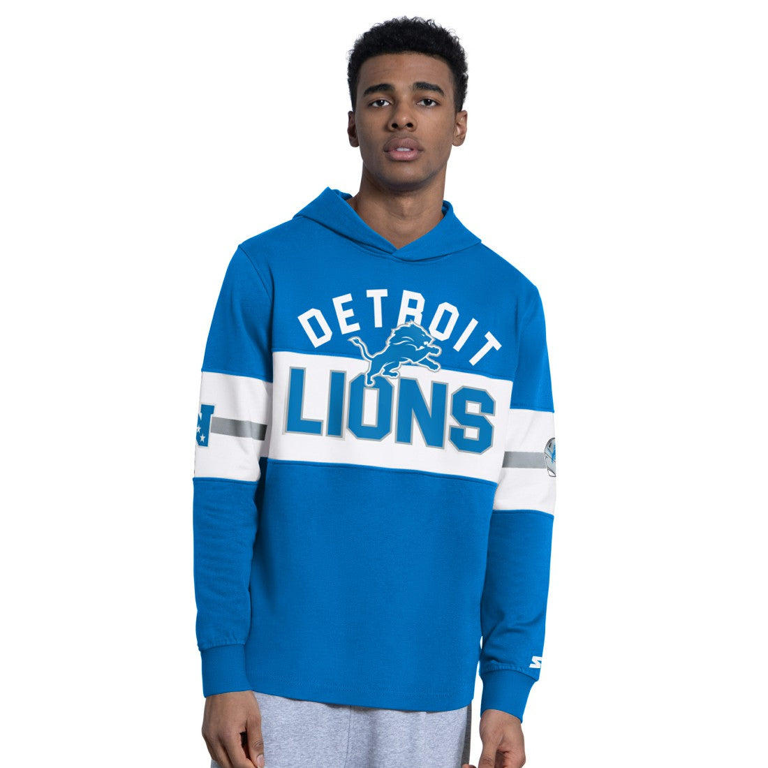 Detroit Lions Starter Fullback Jersey Hoodie Royal