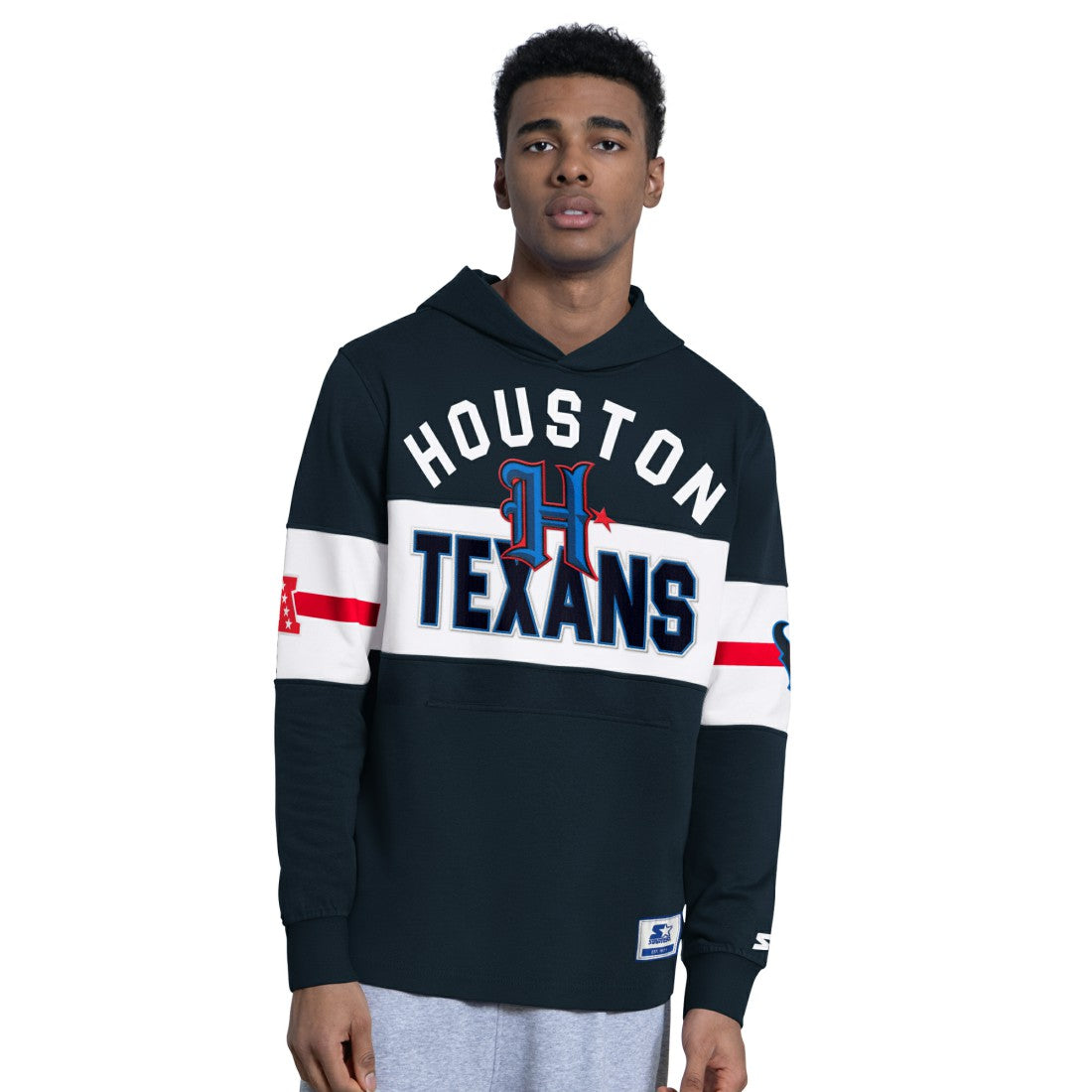 Houston Texans Starter Fullback Jersey Hoodie Navy