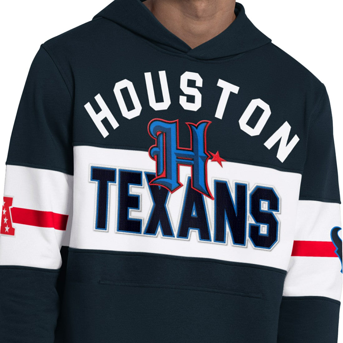 Houston Texans Starter Fullback Jersey Hoodie Navy