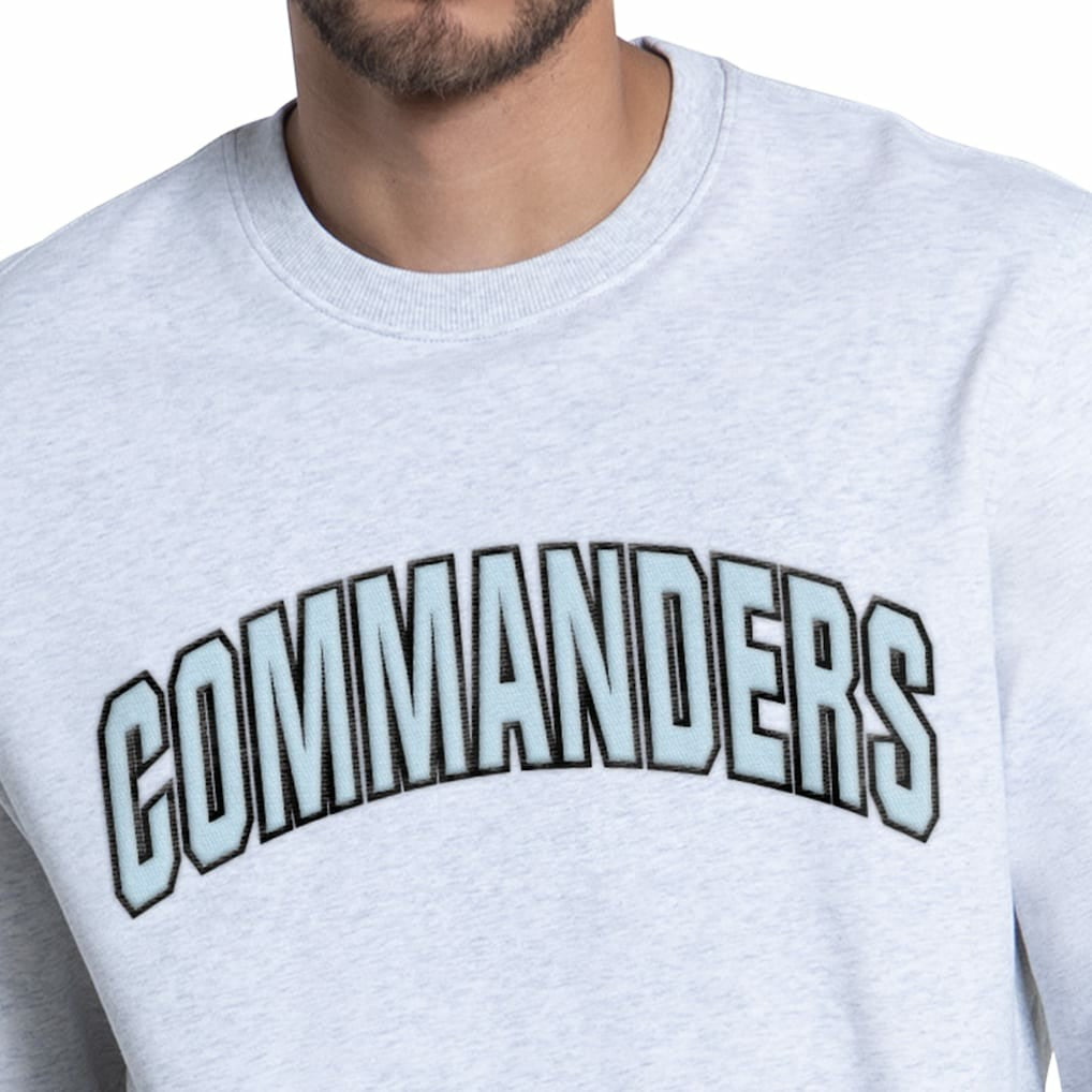 Washington Commanders Starter Faceoff Fleece Sweatshirt Ash