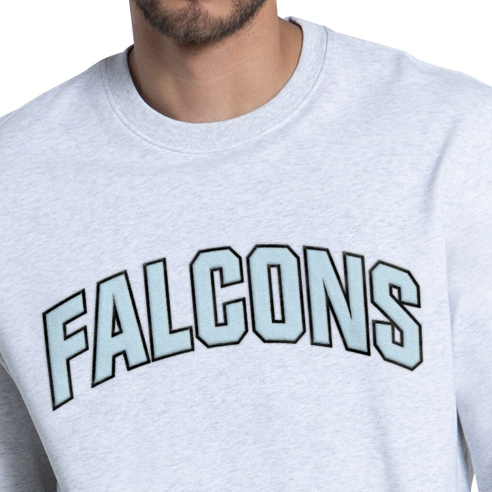 Atlanta Falcons Starter Faceoff Fleece Sweatshirt Ash