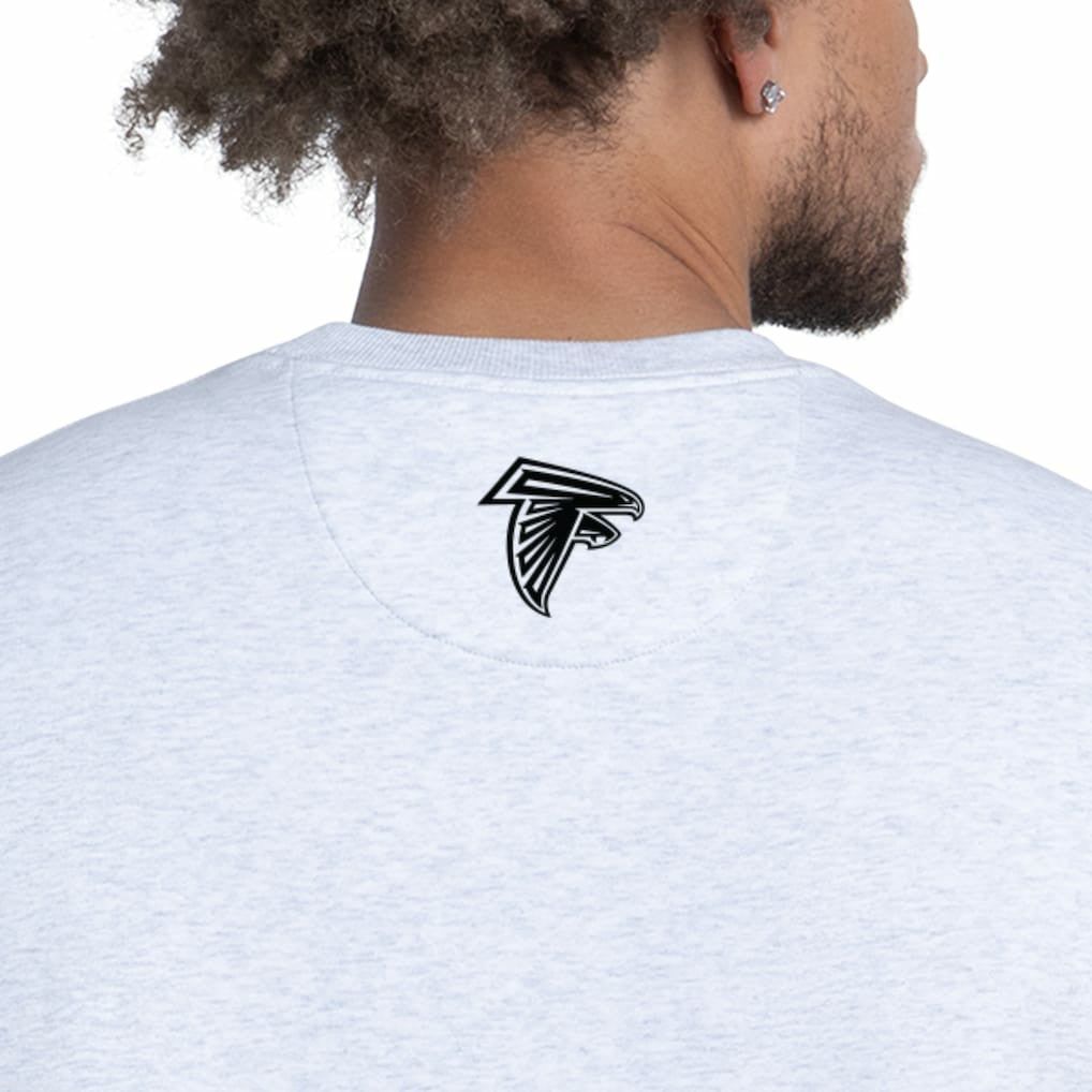 Atlanta Falcons Starter Faceoff Fleece Sweatshirt Ash