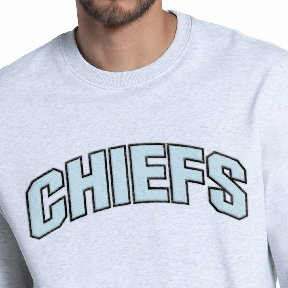 Kansas City Chiefs Starter Faceoff Fleece Sweatshirt Ash