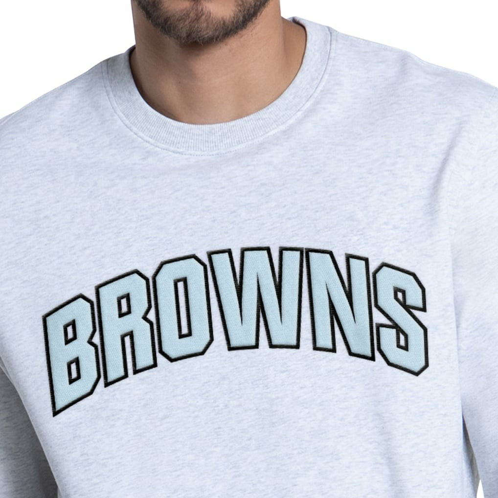 Cleveland Browns Starter Faceoff Fleece Sweatshirt Ash