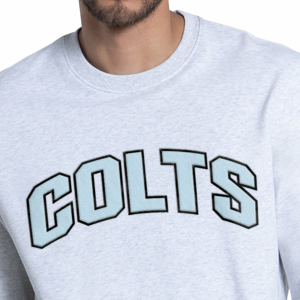 Indianapolis Colts Starter Faceoff Fleece Sweatshirt Ash