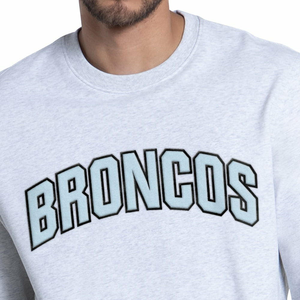 Denver Broncos Starter Faceoff Fleece Sweatshirt Ash