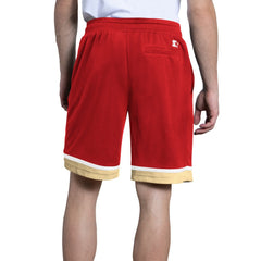 San Francisco 49ers Starter Power Play Mesh Shorts Scarlet