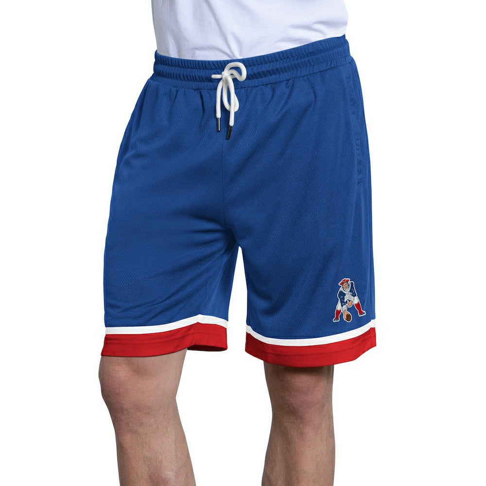 New England Patriots Starter Throwback Power Play Mesh Shorts Royal