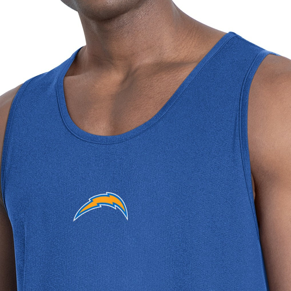 Los Angeles Chargers MSX by Michael Strahan Energy Scoop Neck Tank Top Royal