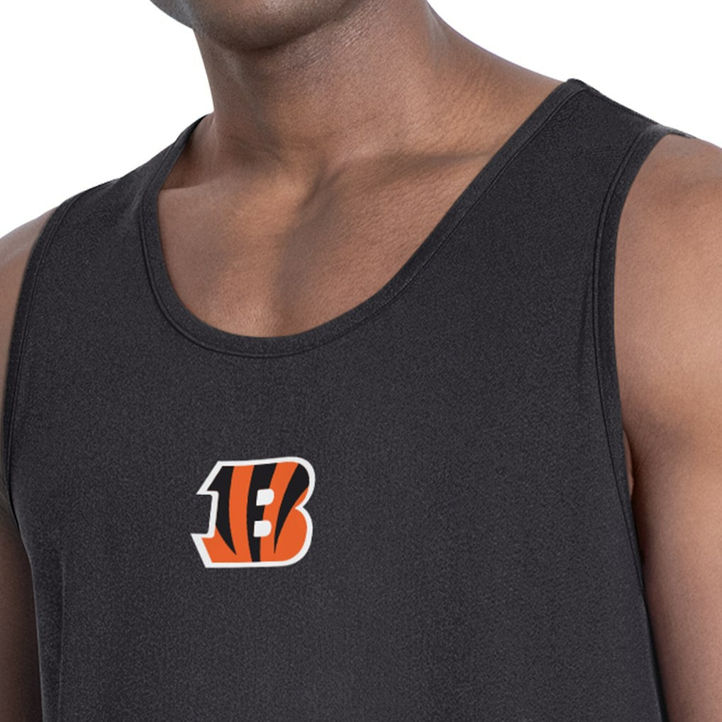 Cincinnati Bengals MSX by Michael Strahan Energy Tank Top Charcoal